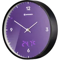 Bresser Mytime Led-wandklok Met Temperatuurweergave