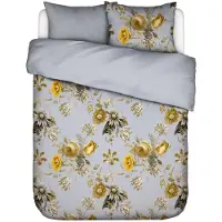 Essenza Dekbedovertrek Florean Grijs Satijn-260 x 200 / 220 cm | Extra Breed