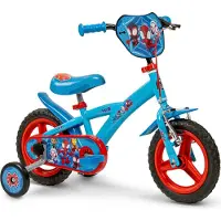 HUFFY Kinderfiets Spidey en Super-Kumpel, 12 inch, voor jongens van 3-5 jaar, blauw