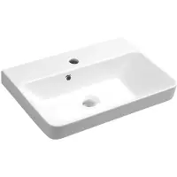 Sapho Thalie 55 Keramische wastafelmeubel wastafel 55x37cm, wit