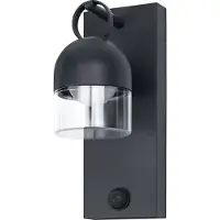 Osram LED wandlamp met sensor ENDURA CLASSIC COWBELL, grijs IP65 COWBELL, alu / grijs / zink, Aluminium, Modern, Wandlamp buiten