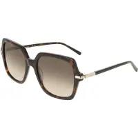 Ferragamo Zonnebril - - SF2076S - Acetaat - 57 mm - Donker schildpad