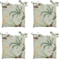 Madison zitkussen toscane grasse green ca. 46x46 cm set van 4