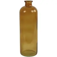 Countryfield Decoratieve fles Egan | Glas | Okergeel | 10 x 33 cm