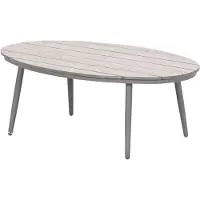 Garden Impressions Lucas bijzettafel ovaal 120 x 75 x 45 cm - taupe