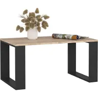 Akord Salontafel Koffietafel NOX / Sonoma Eik - Zwart / 92x45x53 cm