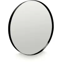 Vt wonen Spiegel vtwonen Round Deep Black 60 cm