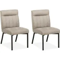 MX Sofa Eetkamer stoel Jagger - Sand (set van 2 stuks)