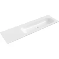Mexen Vela ingebouwde wastafel rechts 161 x 46,5 cm, glanzend wit - 25231600P