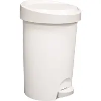 Eda Plastiques Power Tower Stepy bin pedaalemmer 15 ltr voor zak 20 ltr wit