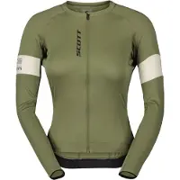 SCOTT Jersey Woman Endurance PRO LS Hay gn/co