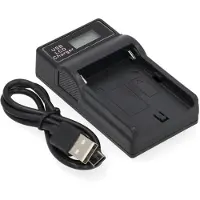 123accu Sony NP-FM / NP-QM series USB-C single slot oplader (huismerk)