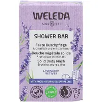 Weleda Shower Bar Lavendel & Vetiver Bio 75 g Douchegel