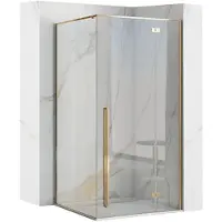 REA Fargo 90x90 Gold Douchewand Zonder douchebak