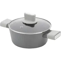 Florina Aluminium kookpan Serrano, 2,1 liter, 20 cm. Pannen met soft-touch handgrepen. Lichtgewicht