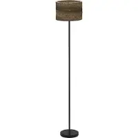 Osram Vloerlamp Decor, kartonnen cilinder, bruin, van golfkarton, fitting E27, 1600 mm hoog, duurzaam door verwisselbare lichtbron, eenvoudige montage