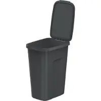Prosperplast - Afvalemmer - Prullenbak - inhoud 35 liter - COMPACTA Q PLUS - Zwart