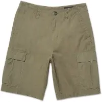 Volcom - Strange Tripper Cargo Short 22 - Short 46, olijfgroen