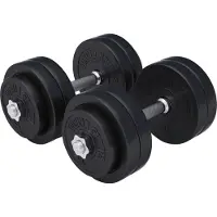 Gorilla Sports Dumbellset 30 kg Kunststof