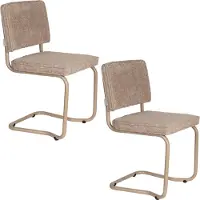 Zuiver eetkamerstoel (set van 2) Ridge Kink Soft