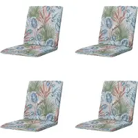 Madison stapelstoelkussen cala natural ca. 97x49 cm set van 4