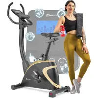 Hop-Sport HS-005H – Hometrainer – 12 Programma’s – 16 Weerstandsniveaus – Hartslagmeting
