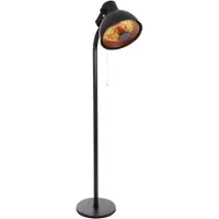 Perel Patio Heater Lantern Standing 2000W – Staande Terrasverwarmer – Elektrische Patio Heater – Voor Tuin, Terras en Balkon
