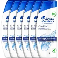 Head-Shoulders Head & Shoulders Shampoo Classic, Anti-roos, Voordeelverpakking 6 x 250 ml