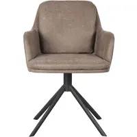 Label51 - Eetkamerstoel Joy - Taupe - 63x58x83cm