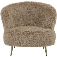 Ptmd - Fauteuil Franklyn - Bruin - 83x85x77cm