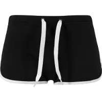 Urban Classics Broek zwart / wit