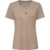 Vaude - Women's Skomer Print T-Shirt III - T-shirt 34, beige/bruin