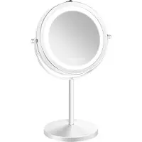 Ginza.se Stand LED Light Mirror x10 - White 10384-90