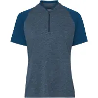 Vaude - Women's Tamaro Half Zip Shirt IV - Fietsshirt 44, blauw