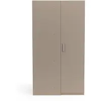 Wasophoogte Opbergkast - Zijkast voor wasmachine kast - Module K2 - 700(D)*1300(B)*2350(H) mm - Taupe