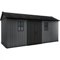 Keter Newton 1775 Tuinhuis - 230x539x246cm - Grijs