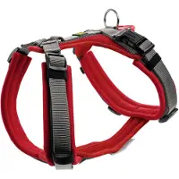 Hunter Harnas Maldon Rood&Grijs - Hondentuig - 69-105 cm