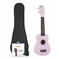 Gear4Music Ukulele Pack by Pink
