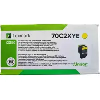 Lexmark Origineel Tonercartridge 70C2XYE Geel