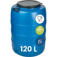 Garronda 120L – Vat met wijde hals - Kuilvoer in vat – Bagagetrommel – Gistingsvat – Gistingscontainer – Voerton
