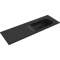 Mexen Vela onderbouw wastafel rechts 141 x 46,5 cm, zwart mat - 25231471P