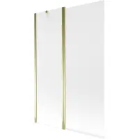 Mexen Flip badwand 2-delig 120 x 150 , mat, goud - 894-120-101-50-30