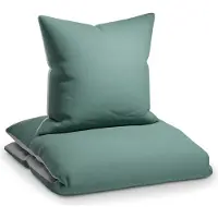 Sleepwise Soft Wonder-Edition beddengoed 135x200 cm groengrijs/lichtgrijs
