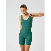 Björn Borg Studio Ribbed V-Neck Top Groen | Maat: M