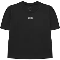 Under Armour UA CROP SPORTSTYLE LOGO SS Meisjes Sportshirt - Maat YMD
