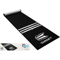 Target darts Darts World Champions Professionele Dartsmat Wit - Officieel Vollengte Oche Systeem - Antislip Vloerbescherming - Nylon Tapijtweefsel met Rubberen Onderlaag - 2kg
