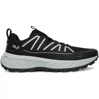 Jack Wolfskin Wild Hike Low M Sportschuhe Herren Outdoorschuhe sportlicher Schnürer Schwarz Freizeit