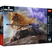 Trefl puzzel van 1000 stukjes: World of Tanks Tygrys II - Premium Kwaliteit