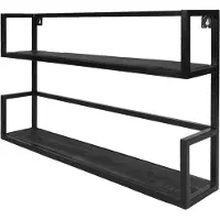 Home67 Wandplank vintage mangohout duo