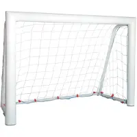 Sporti France Self-weighted Foldable Aluminum Mini Football Goal Zilver 120 x 90 x 70 cm